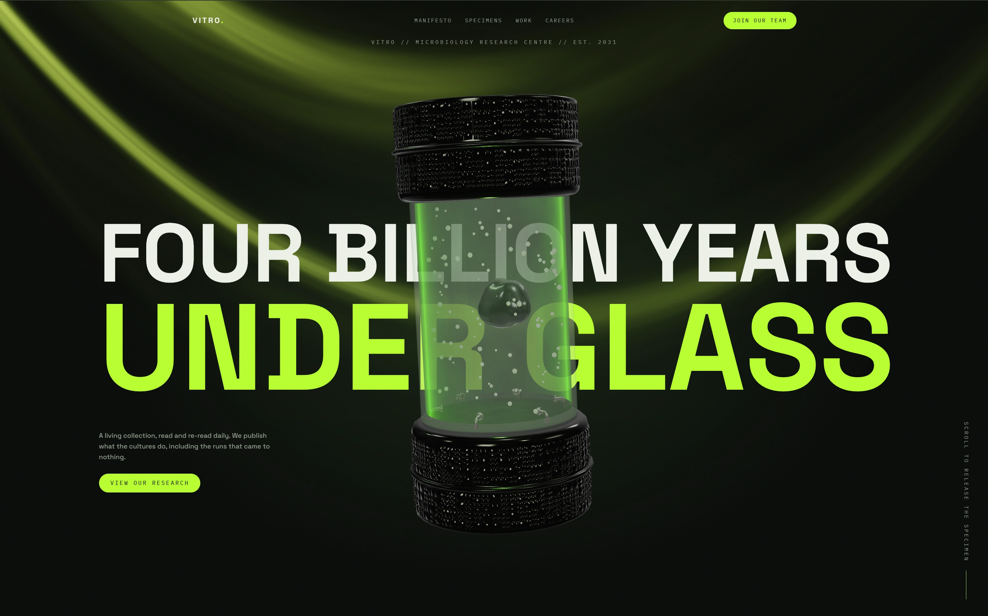 Vitro template preview